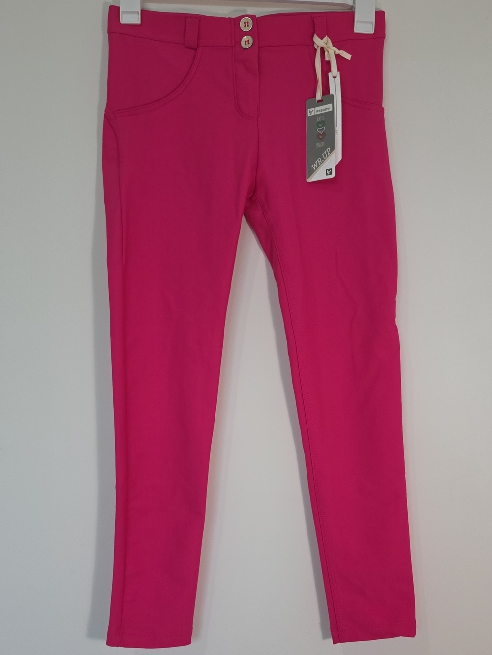Freddy WR.UP Women's Pants M Hot Pink 7/8 Skinny Shaping Made in Italy